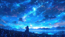 星空小姐姐背影图片高清,高清背影，探寻小姐姐的神秘魅力